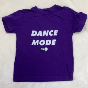 3T purple “Dance mode on” tee